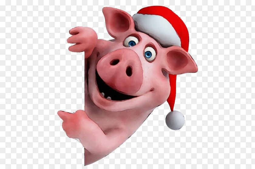 Livestock Animated Cartoon Domestic Pig Suidae Snout Animation PNG