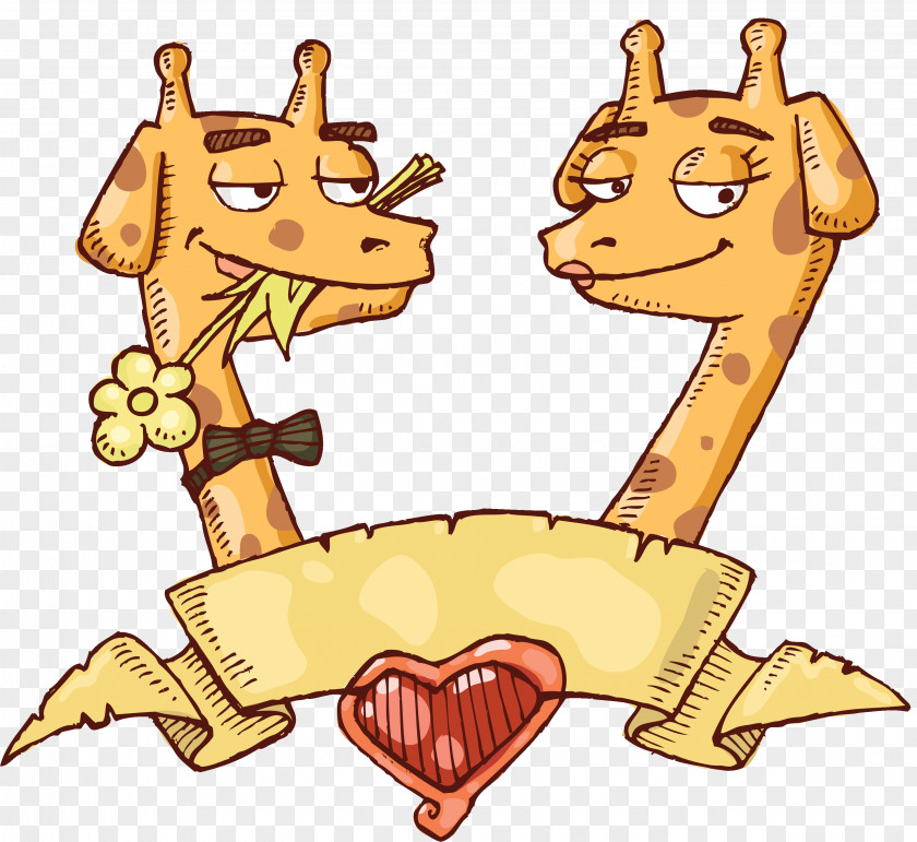 Northern Giraffe Cartoon Clip Art PNG