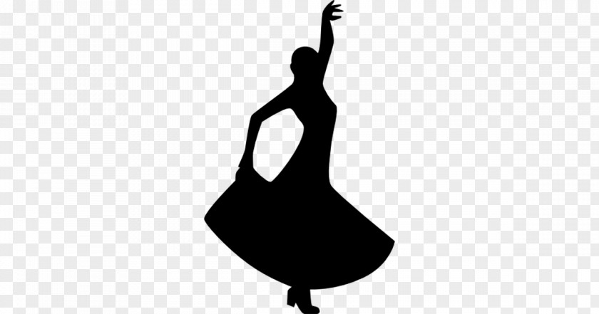 Silhouette Flamenco Guitar Dance PNG