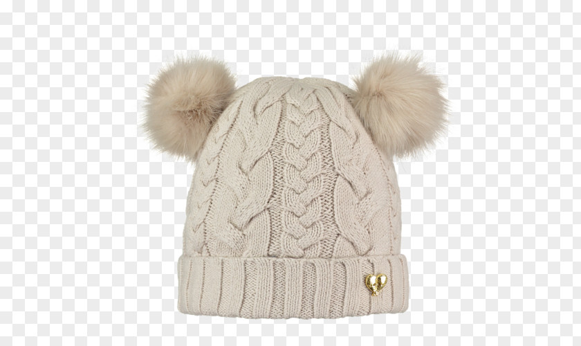 Baby Towel Knit Cap Hat Pom-pom Scarf Fake Fur PNG