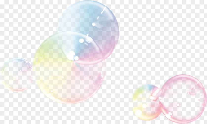 Bubbles Light Color PNG