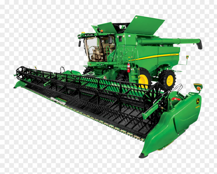 John Deere Farming Agriculture Tractor Combine Harvester Cotton Picker PNG