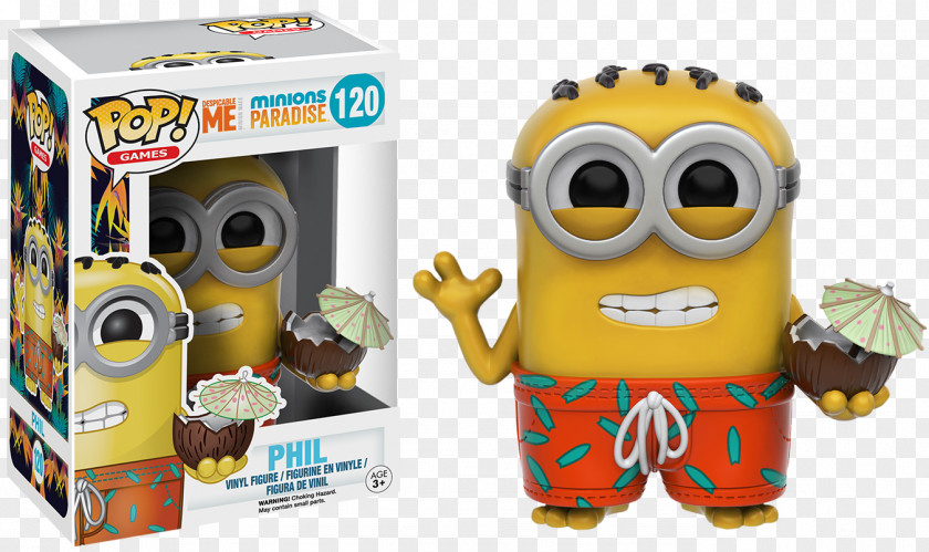 Minions Paradise Bob The Minion Funko Action & Toy Figures PNG