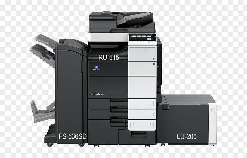 Printer Multi-function Konica Minolta Photocopier Printing PNG