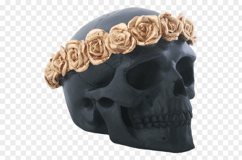 Skull DeadRockers Flower Wreath Crown PNG