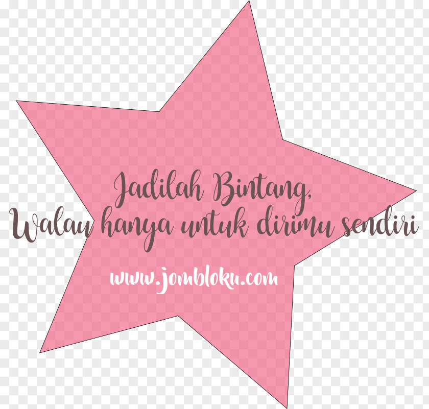 Bintang Pink M Line Graphics Angle Font PNG