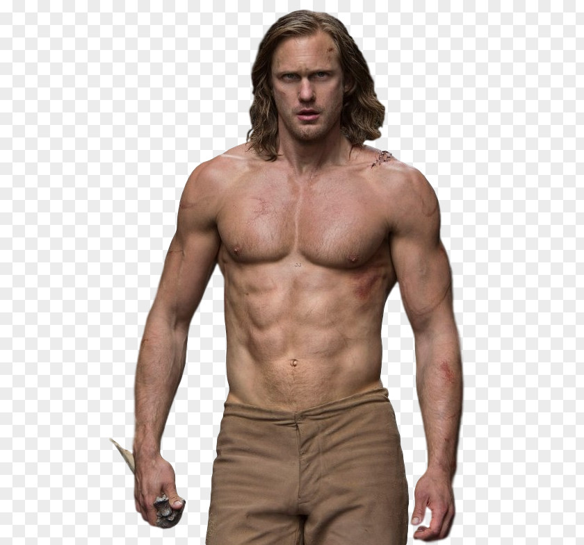 Body Builders Alexander Skarsgård Tarzan Armani Palette PNG