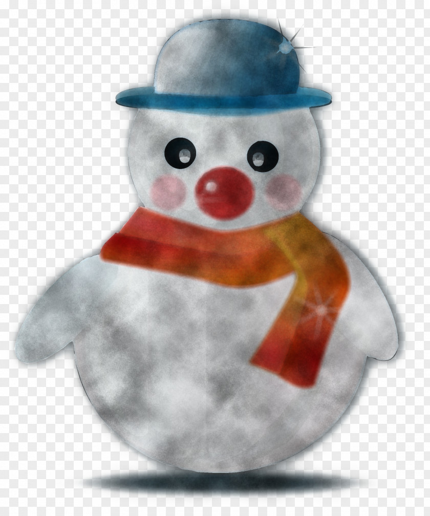 Cap Stuffed Toy Snowman PNG