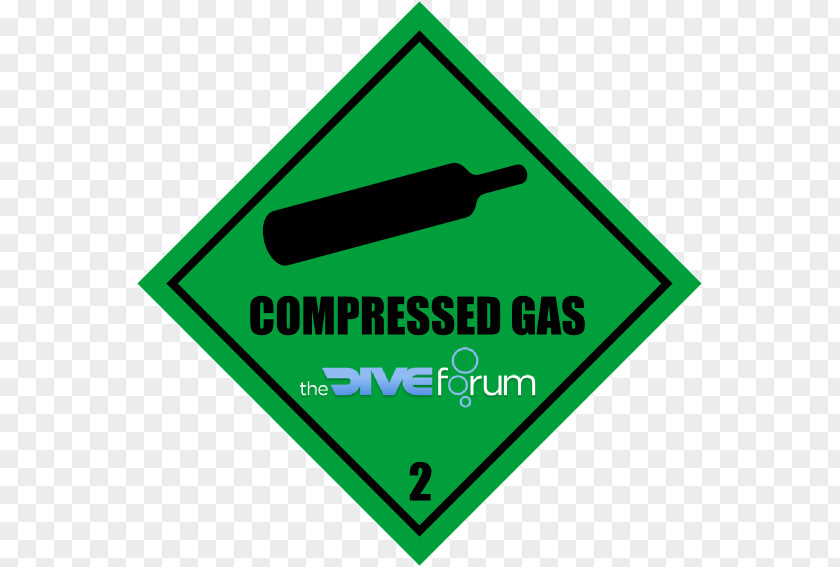 Coloured Gas Hazchem ADR Dangerous Goods Sticker Combustibility And Flammability PNG