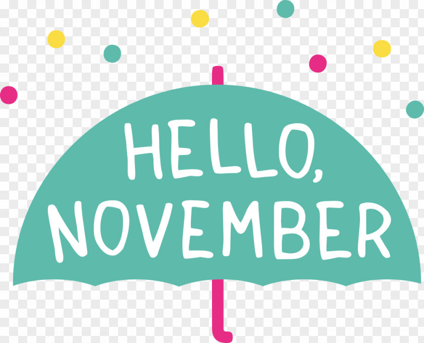 Hello November Calendar Stock Photography PNG