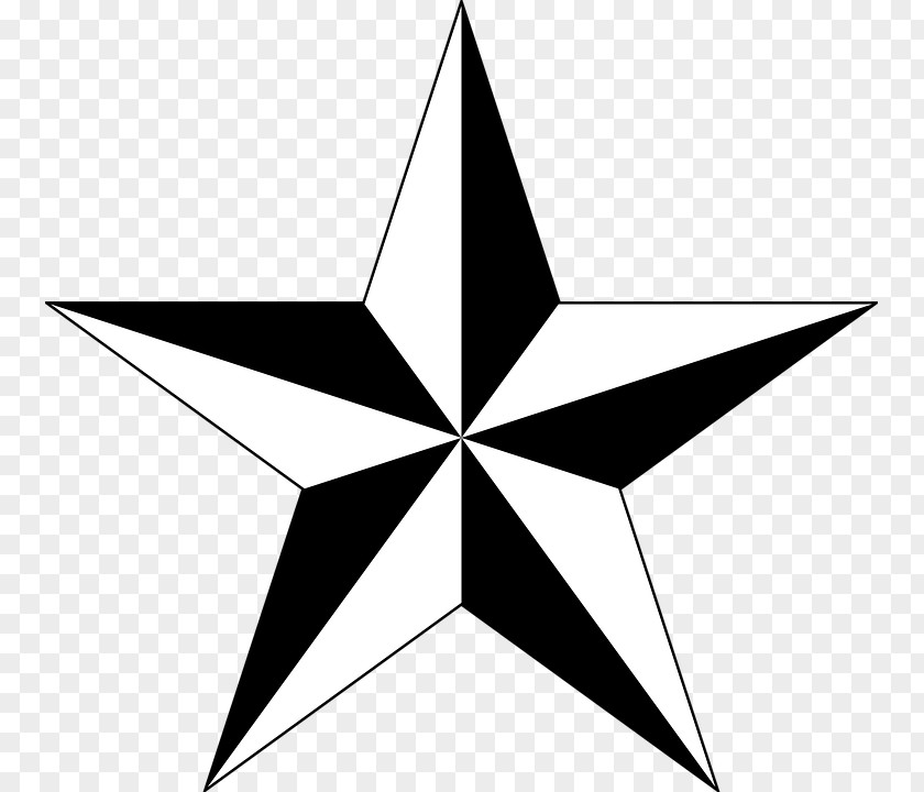 Nautical Star Tattoo Symbol Clip Art PNG