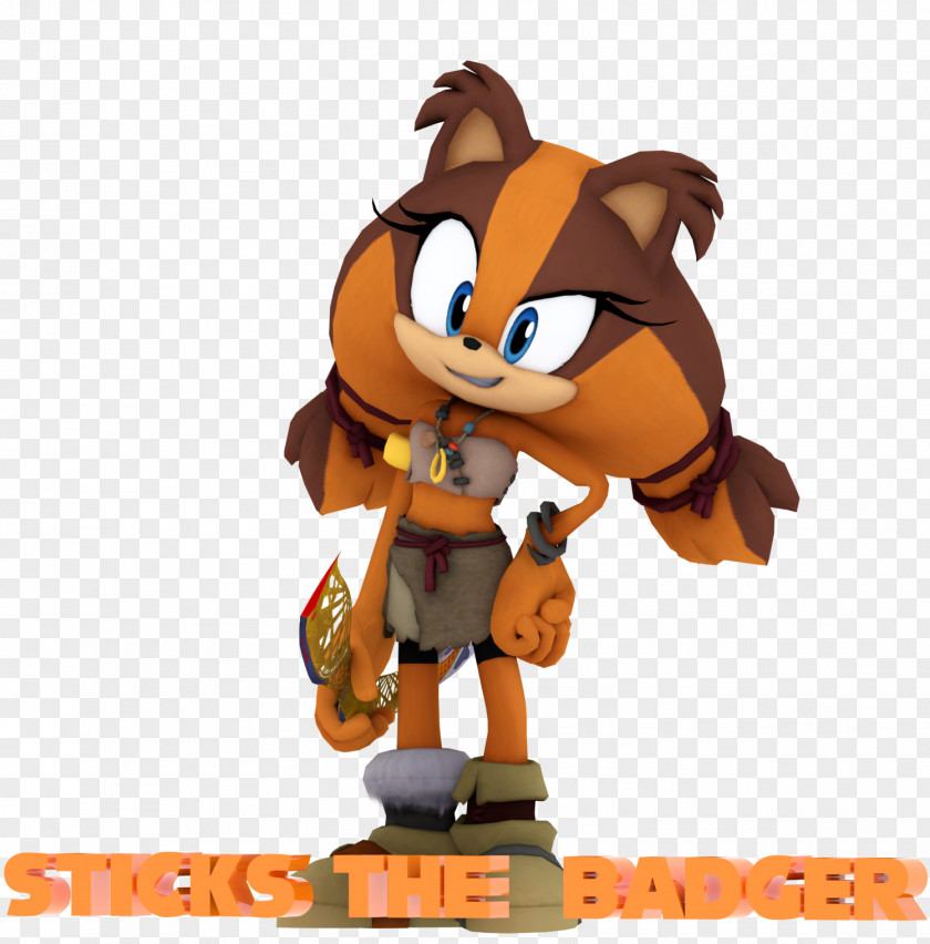 Sticks The Badger Sonic Boom Tails DeviantArt PNG