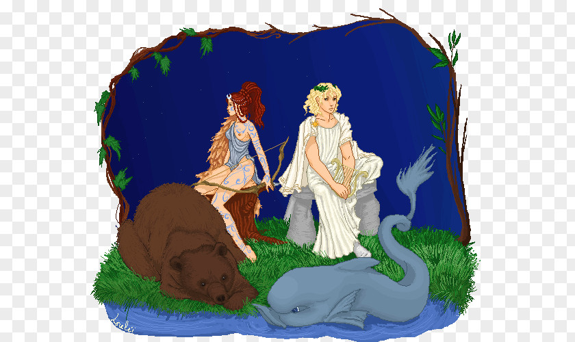 Artemis Apollo Twins In Mythology Greek PNG