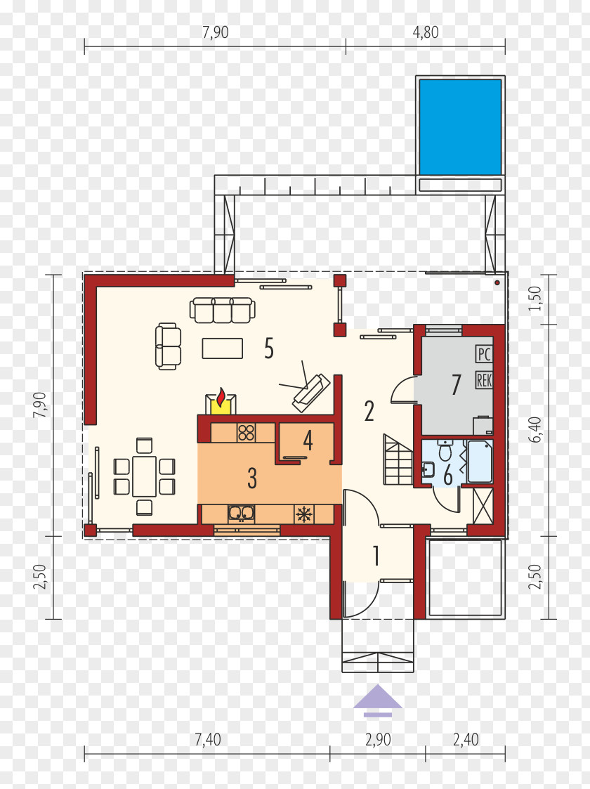 Building Architectural Style High-tech Architecture Floor Plan PNG