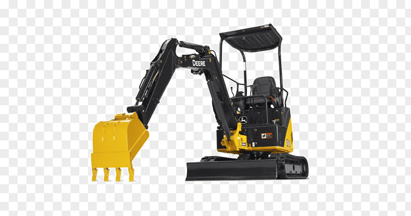 Construction Machinery John Deere Compact Excavator Loader Heavy PNG
