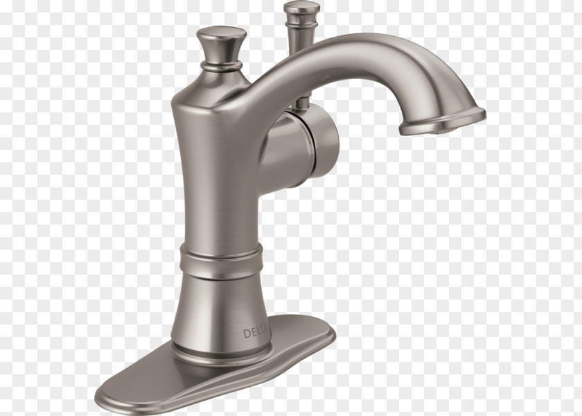Sink Brushed Metal Tap EPA WaterSense Bathroom PNG