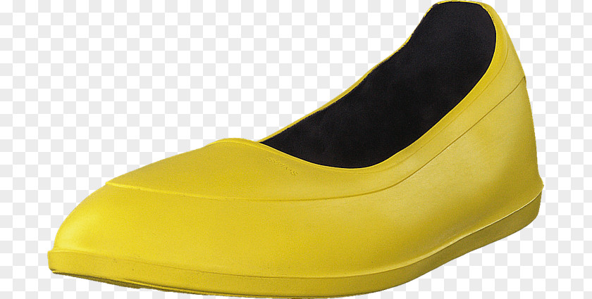 Slip-on Shoe Galoshes Ballet Flat Yellow PNG