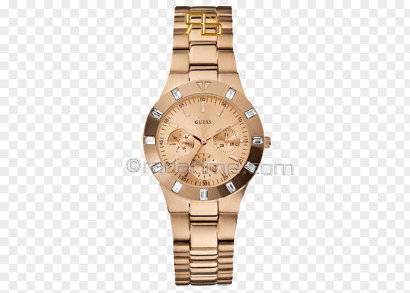 Watch Guess Strap Dial Quartz Clock PNG