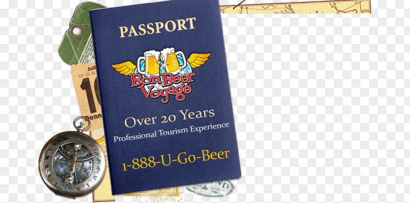 Bon Voyage Craft Beer Draft Travel River Cruise PNG