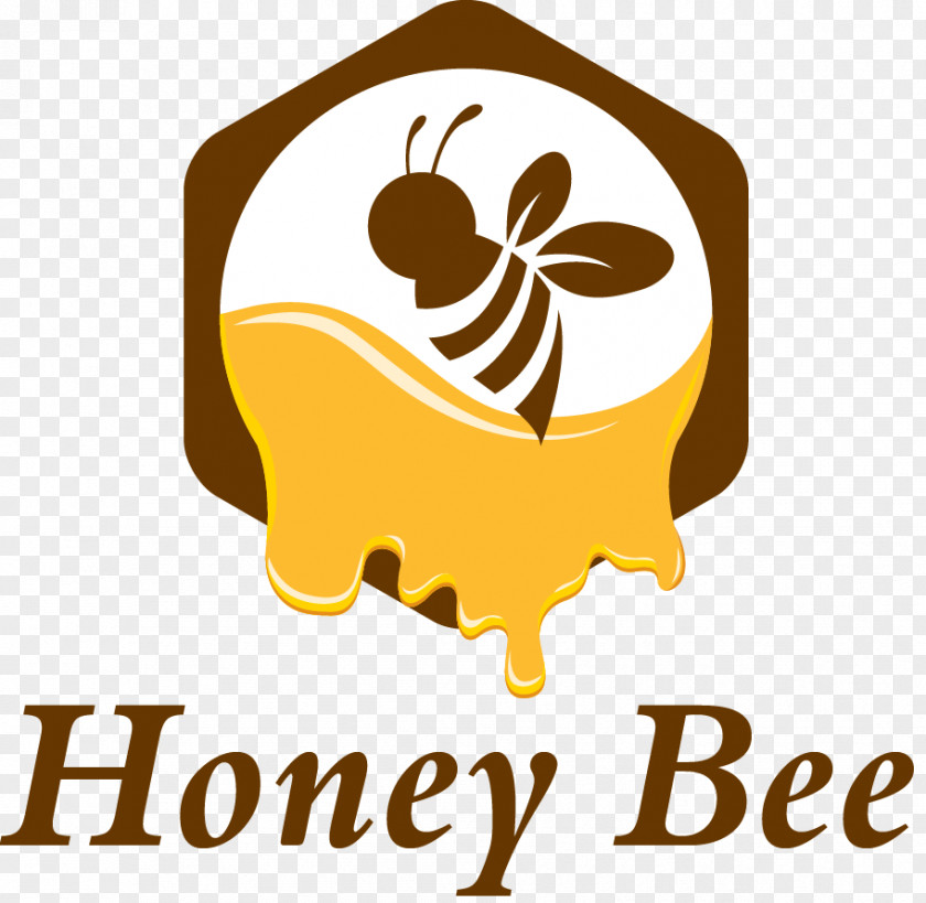 Honey Bee Trim Tabs Logo Breakfast PNG