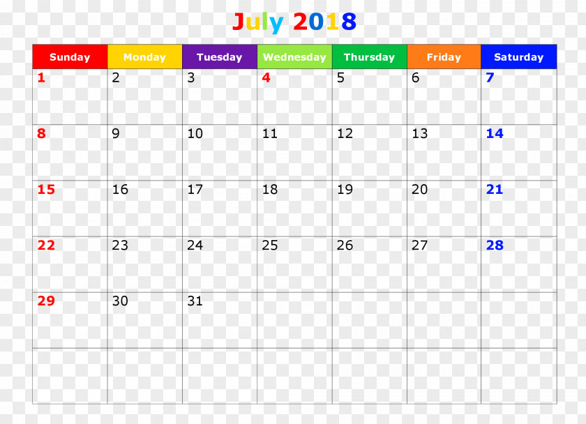 JULY 2018 Calendar 0 UGC NET · July AIIMS Postgraduate Exam Template PNG