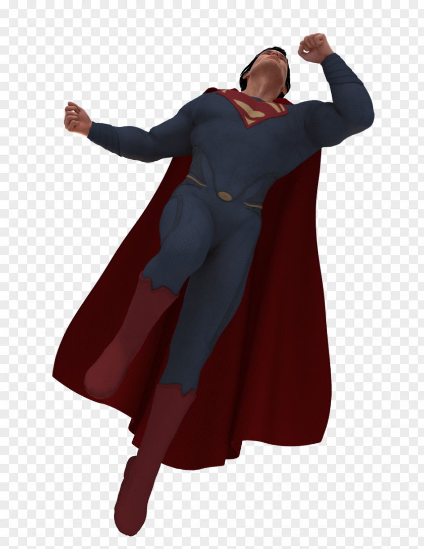 MAN OF STEEL Robe Shoulder Maroon Character Fiction PNG