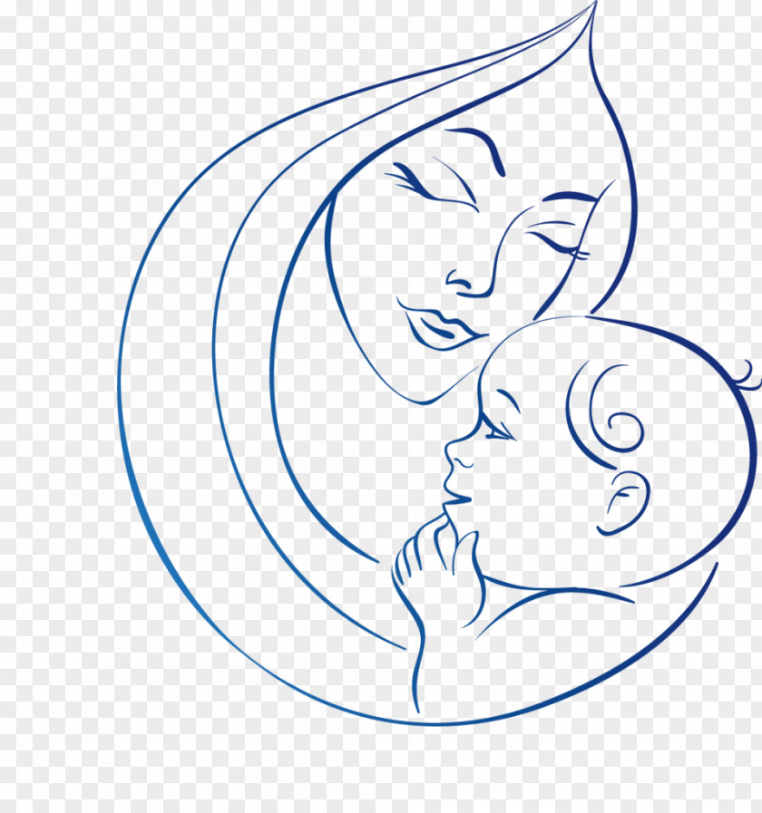 Mothers Day Drawing Mother Line Art Clip PNG