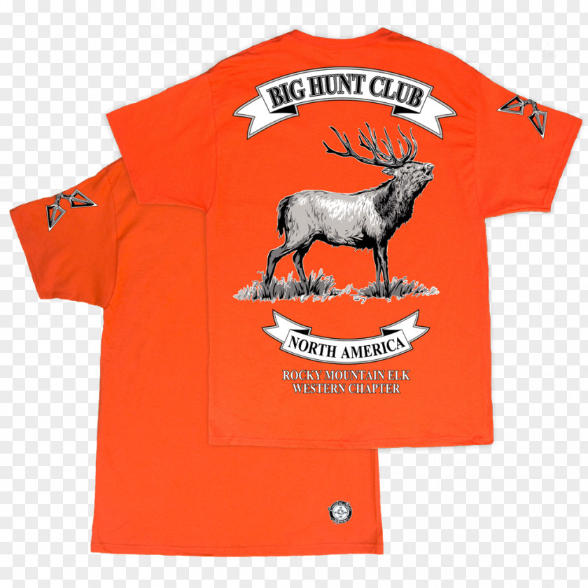 T-shirt Elk White-tailed Deer Rocky Mountains PNG