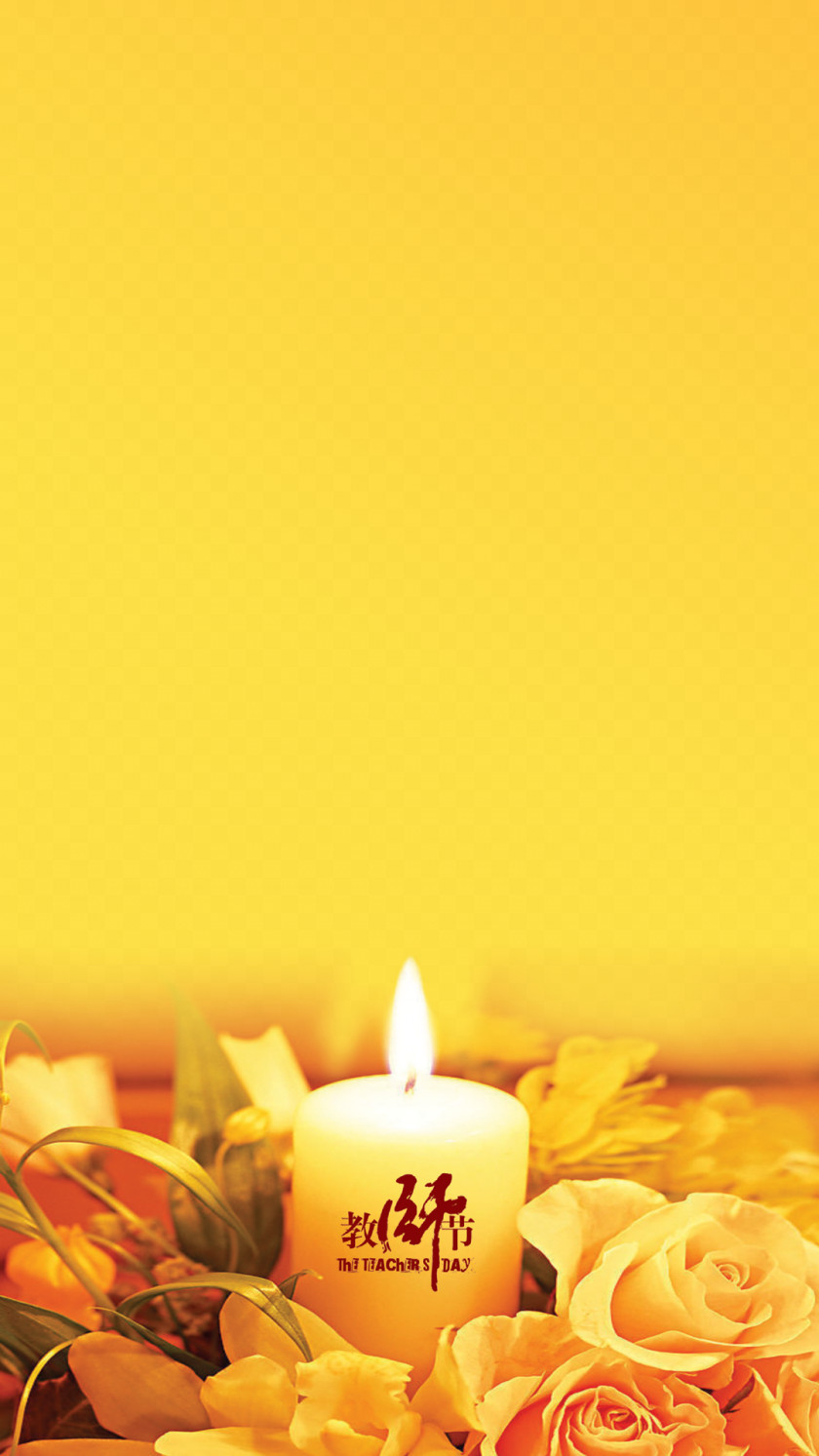 Teachers' Day Candle Background Material Teachers Student PNG