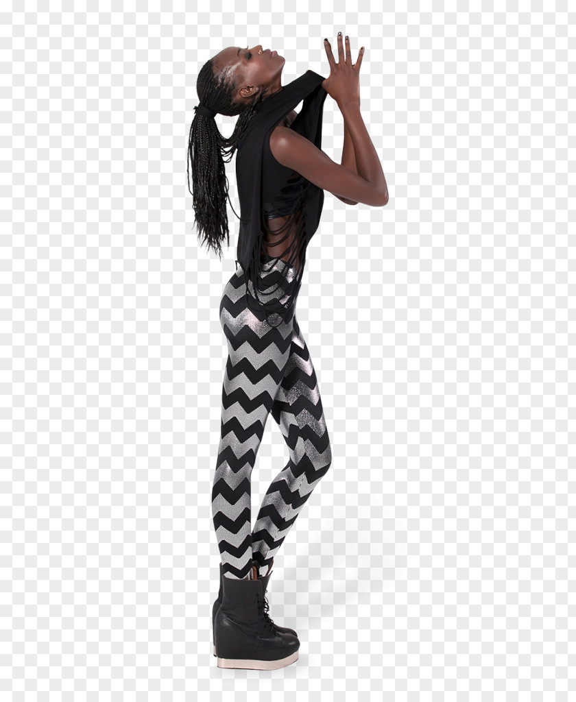 Zig Zag Pattern Leggings Shoulder Costume PNG