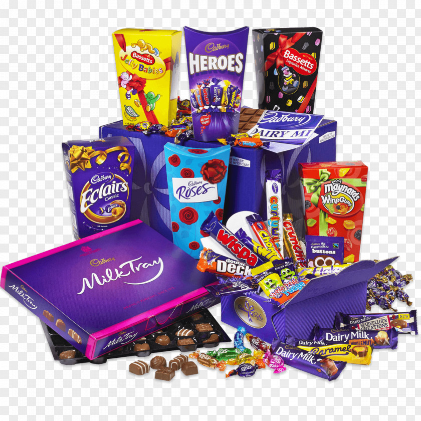 Chocolate Cadbury Dairy Milk Food Gift Baskets Celebrations PNG