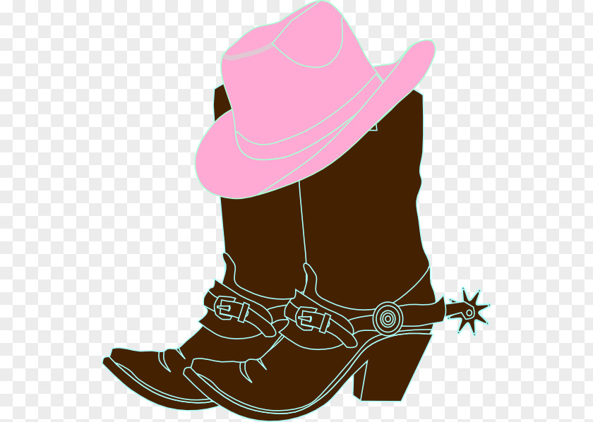 Cowgirl Hat 'n' Boots Cowboy Boot PNG