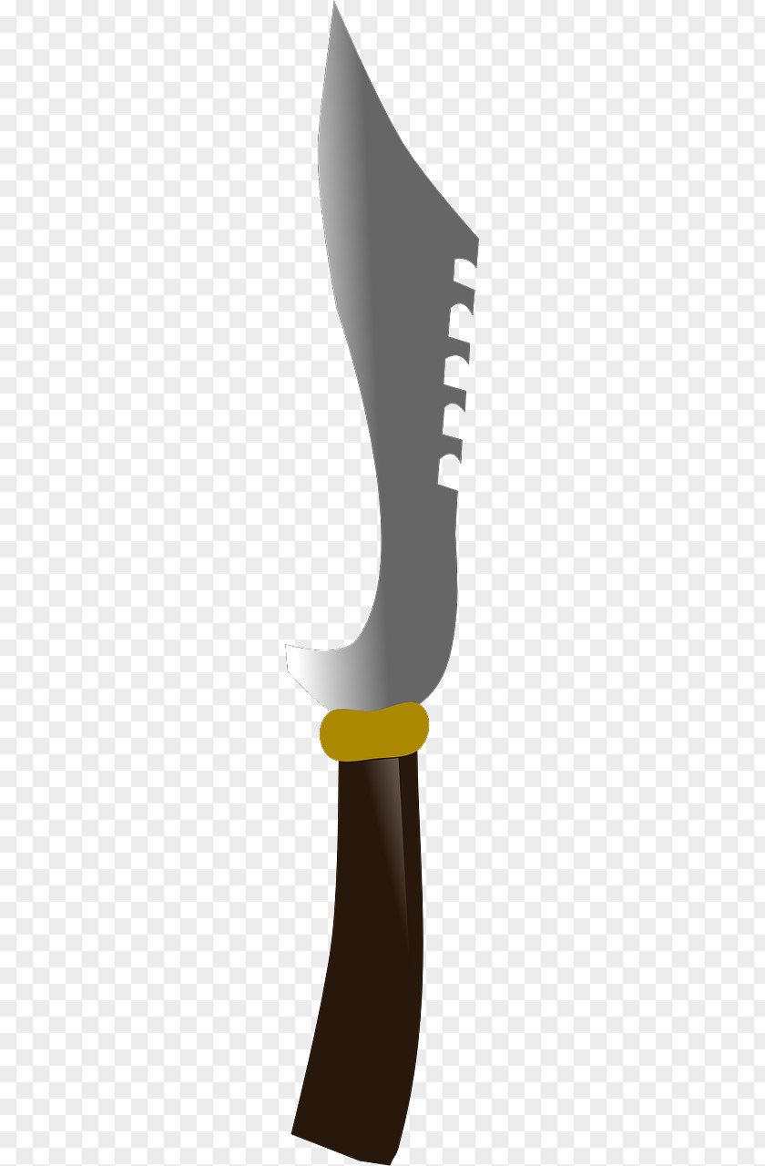 Knife Bowie Weapon Blade Steel PNG