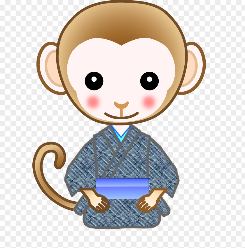 Monkey Illustration PNG