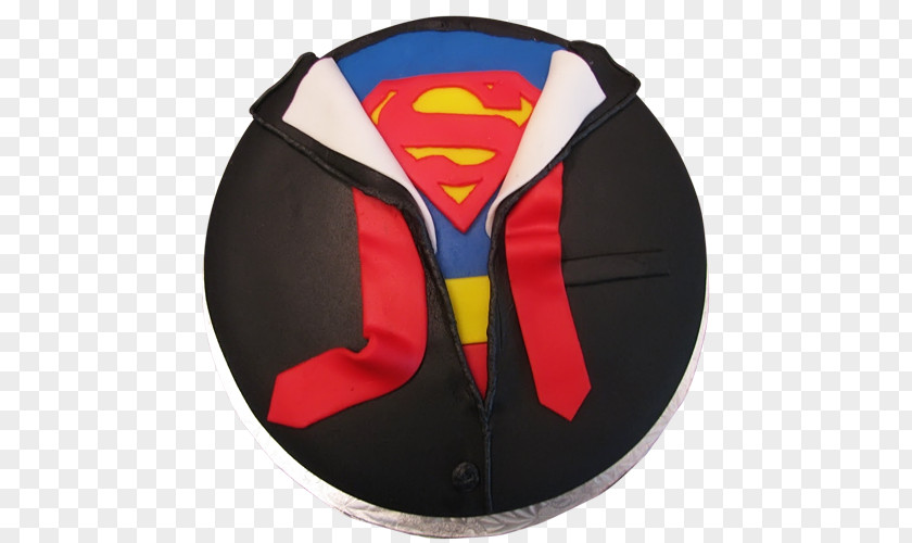 Superman Invitation Birthday Cake Cheesecake Red Ribbon PNG