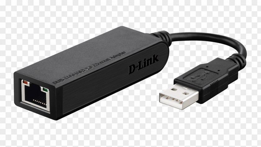 USB Network Cards & Adapters Fast Ethernet D-Link DUB-E100 PNG