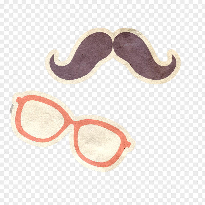 Beard Glasses Designer PNG