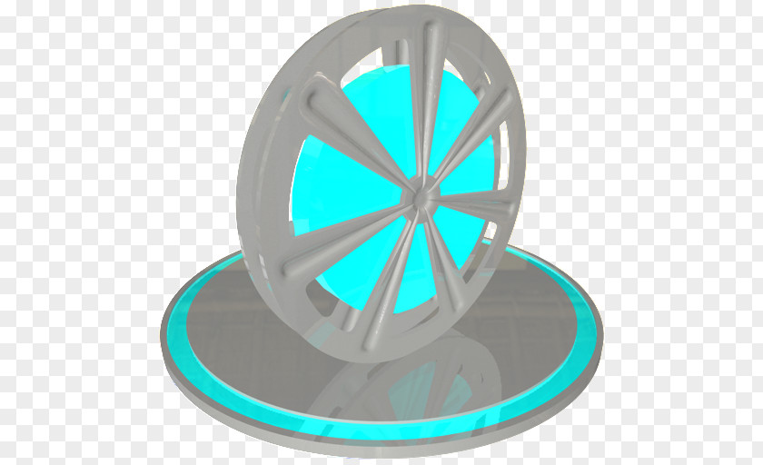 Design Turquoise Wheel PNG