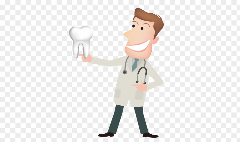 Doctors Treat Toothache Cartoon Drawing PNG