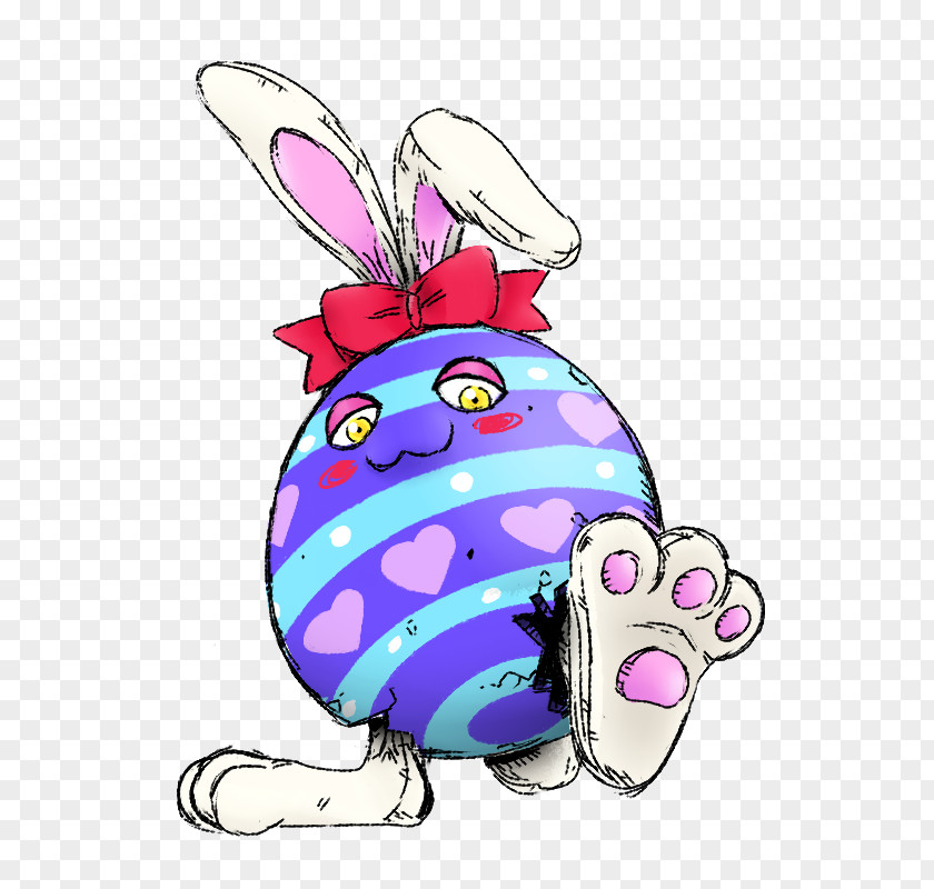 Easter Egg Bunny Cartoon PNG
