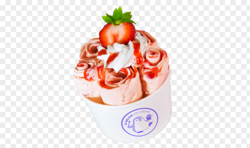 Ice Cream Sundae Frozen Yogurt Parfait Strawberry PNG