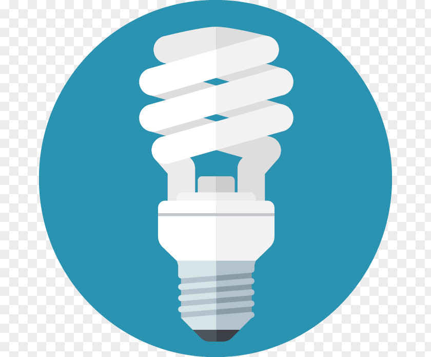 Light Bulb Compact Fluorescent Incandescent Electric LED Lamp PNG