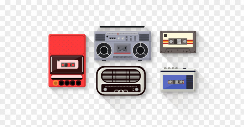 Radio Compact Cassette PNG