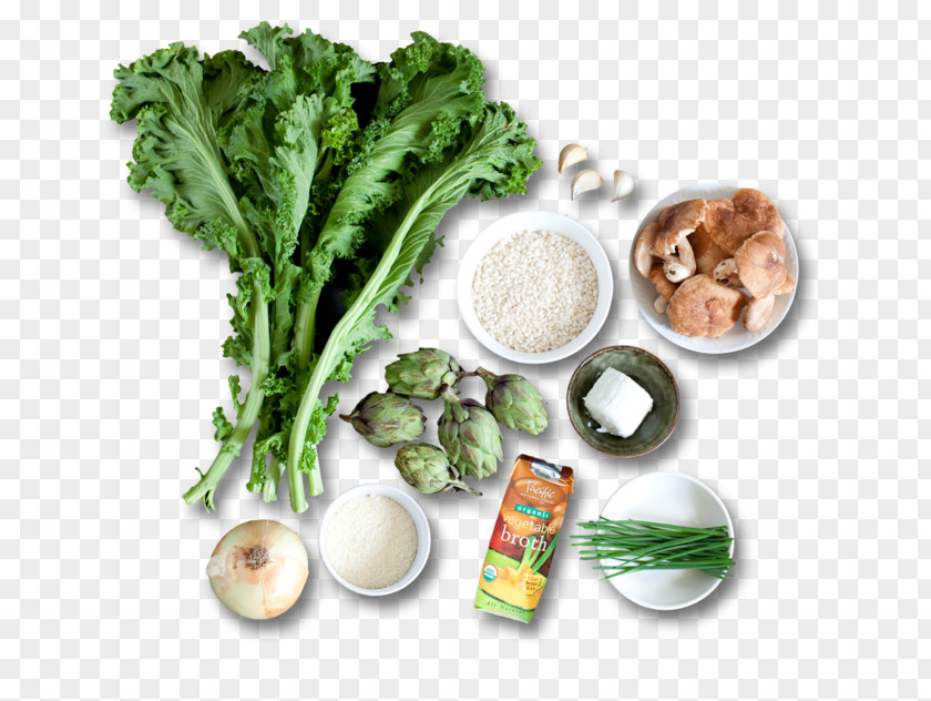 Shiitake Mushroom Risotto Spring Greens Vegetarian Cuisine Cream Recipe PNG