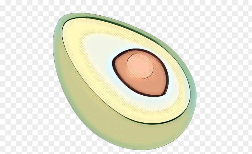 Beige Oval Avocado PNG