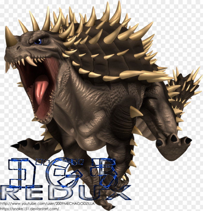 Godzilla Anguirus Gigan King Ghidorah Digital Art PNG