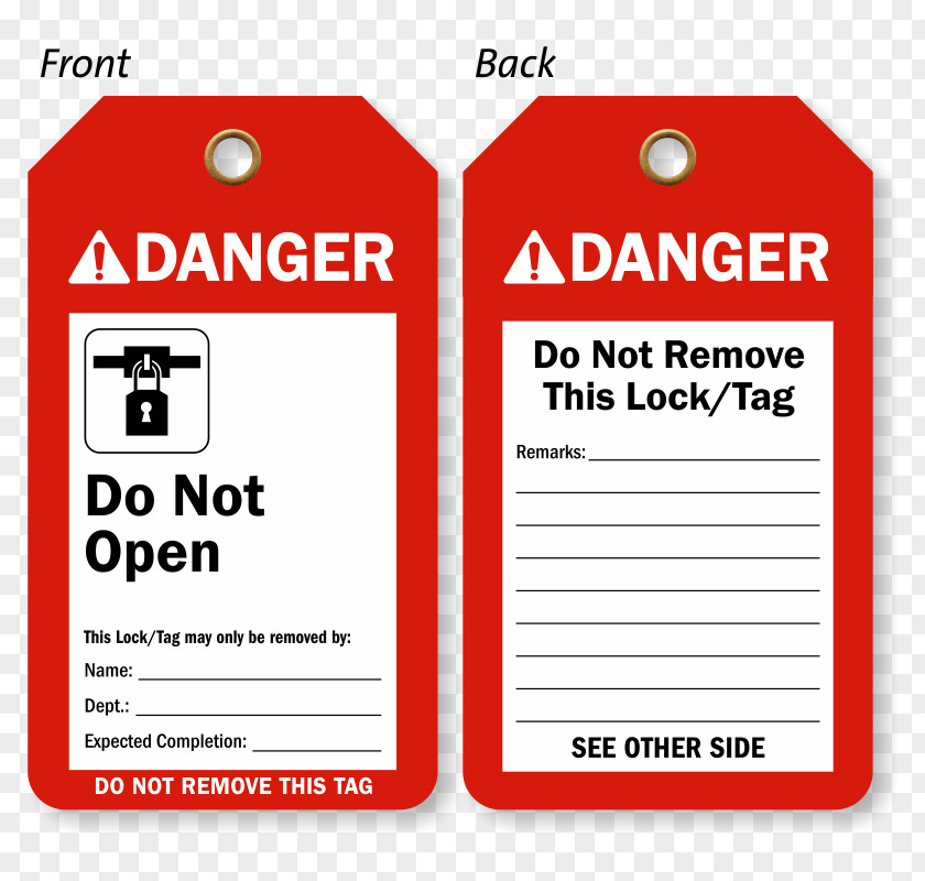 LOCK OUT Lockout-tagout Energy Conservation Hazard Safety PNG