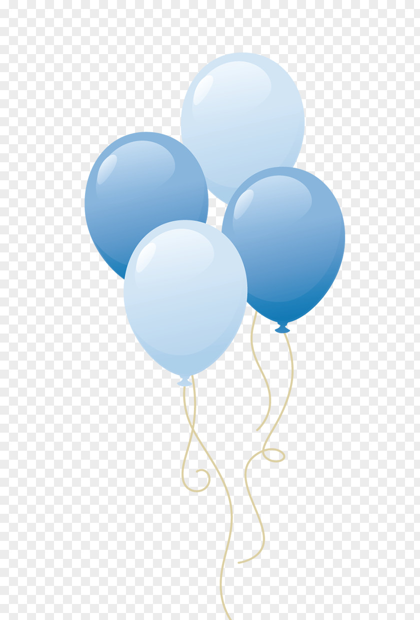 Toy Balloon Blue PNG