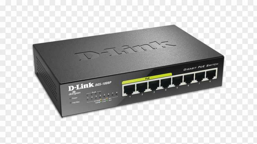 Wireless Access Points Power Over Ethernet Gigabit Network Switch PNG