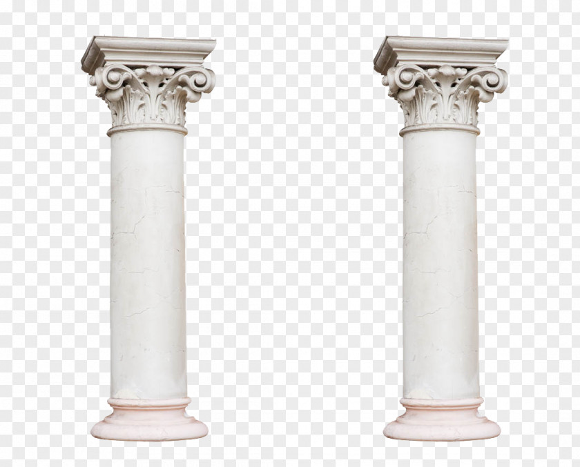 Classical European Roman Column Three Illustration PNG